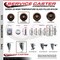 Service Caster 35 Inch High Temp Glass Filled Nylon 58 Inch Stem Caster Set 2 Total Lock Brakes SCC-TSTTL20S3514-GFNSHT-58212-2-S-2 - alternate 3